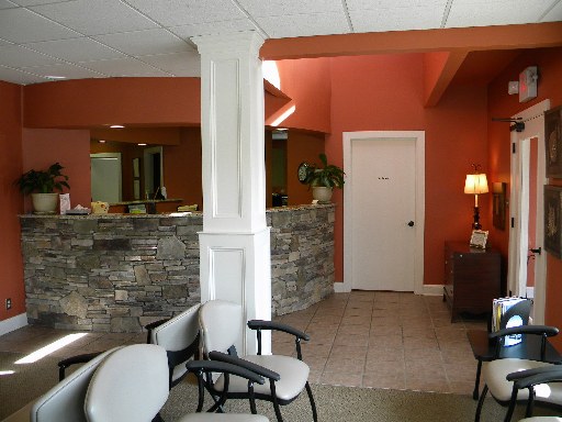 Reception area and front desk